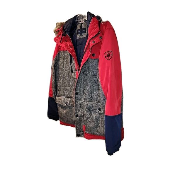 TOMMY HILFIGER Down Filled Yates Parka Size L - Picture 5 of 6
